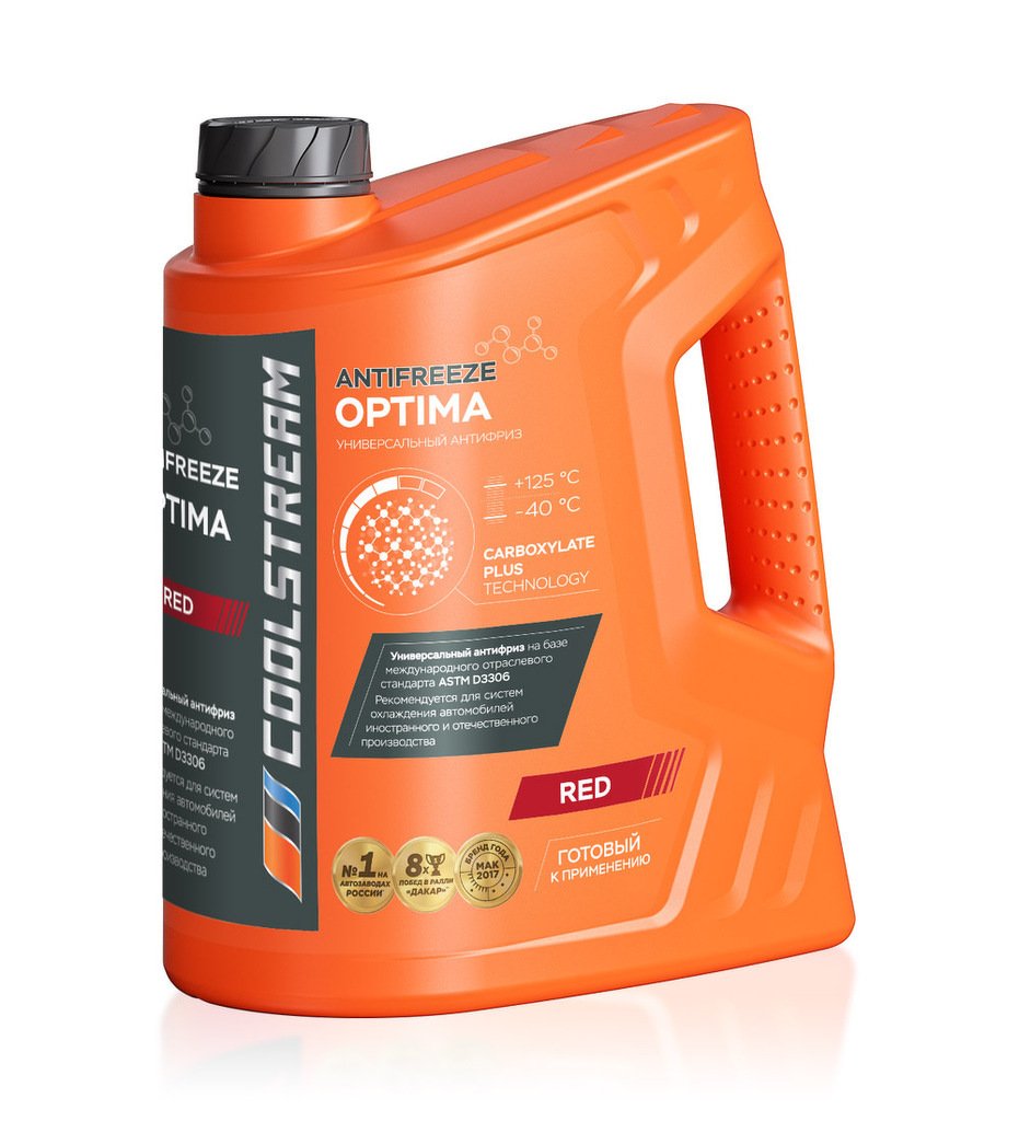 Антифриз COOL STREAM OPTIMA 10 КГ., КРАСНЫЙ, CS-010703-RD COOL STREAM, CS010703RD